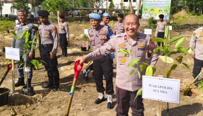 Sambut HUT Bhayangkara ke 78, Polda Sultra Bangun Sinergitas Menjaga Ekosistem dan Alam