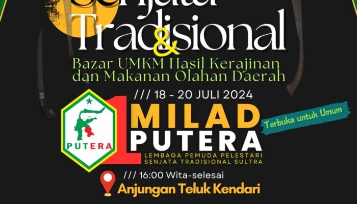 Ayo Datang dan Saksikan Pameran Senjata Tradisional dan Bazar UMKM yang Digelar di Kota Kendari