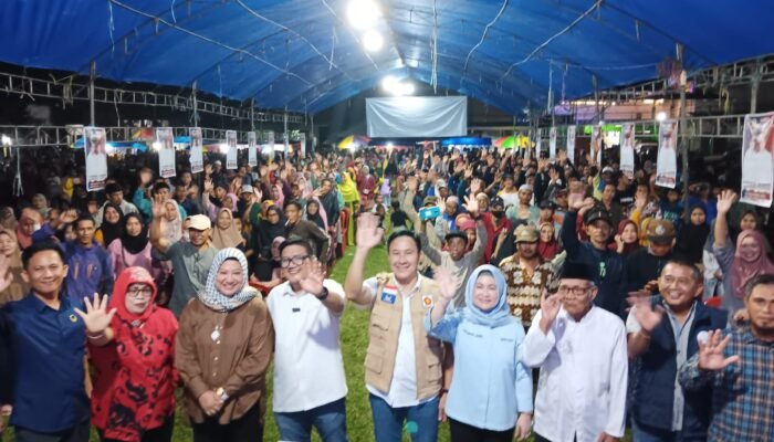 Disambut Ribuan Masyarakat Buke, AJP-James Optimis Menangkan Pilkada Konsel 2024