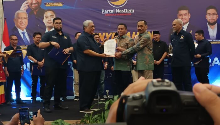 Terima B1KWK Nasdem, La Ode Darwin dan Ali Basa Potensi Lawan Kotak Kosong di Pilkada Mubar