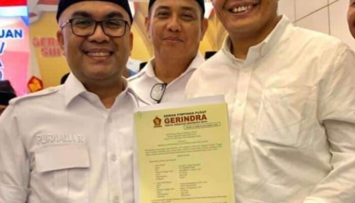 LM Rajiun Tumada-Purnama Ramadhan Resmi Terima Dukungan Partai Gerindra untuk Tarung di Pilkada Muna