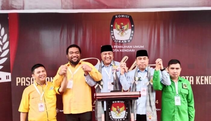 Resmi Daftar di KPU, Duet AJP-ASLI Janji Bebaskan Keluhan Warga Kota Kendari