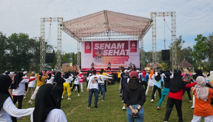 Sukseskan Pilkada Serentak di Konsel, KPU Gelar Senam GMHP
