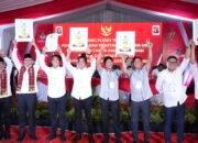 Empat Paslon Bupati dan Wakil Bupati di Konsel Tafsirkan Makna Nomor Urut Dihadapan Simpatisan dan Pendukung