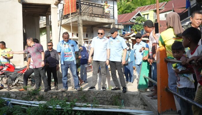Tanggul Roboh Pasca Banjir di Lorong Lasolo jadi Program Prioritas AJP-ASLI untuk Diperbaiki