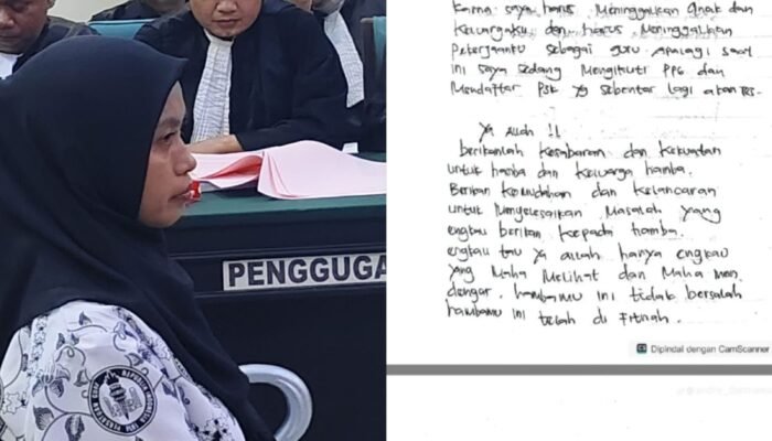 Curhatan Supriyani Guru Honorer di Konawe Selatan dalam Buku Hariannya sampai Jalani Sidang di Pengadilan Andoolo