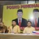 Pasangan Irham Kalenggo-Wahyu Ade Pratama Imran saat mengadakan konferensi pers.