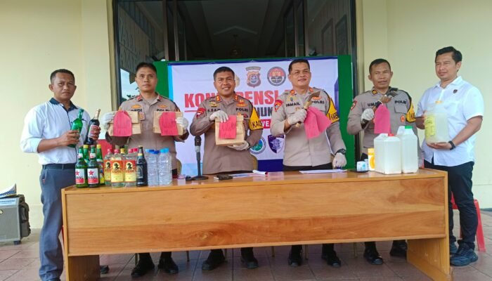 Jelang Pergantian Tahun 2024-2025, Polres Konsel Musnahkan Barang Bukti Kasus Kriminalitas