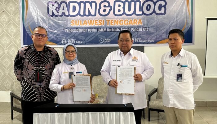 Kadin Sultra dan Bulog Jalin Kerja Sama Kembangkan UMKM Berbasis RPK