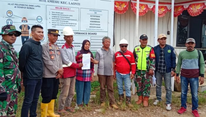 Dua Warga Laonti Berdamai Usai Bersengketa Lahan yang Ditambang PT GMS