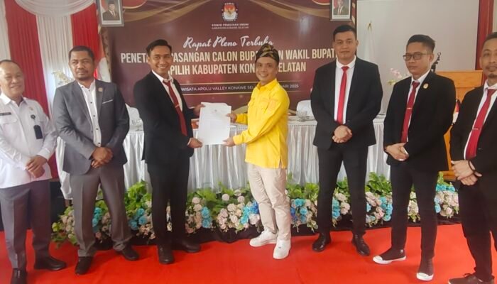 KPU Tetapkan Irham-Wahyu Bupati dan Wakil Bupati Terpilih, Ketua Tim Pemenangan : Siap ‘Setarakan’ Konsel