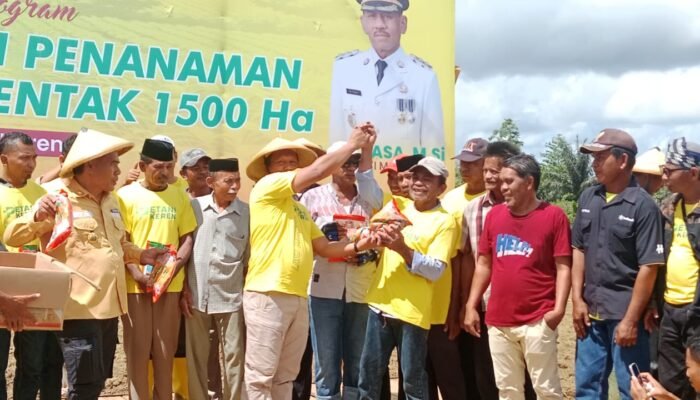 Bupati La Ode Darwin Launching Program ‘Petani Keren’ dan Penanaman Jagung Serentak