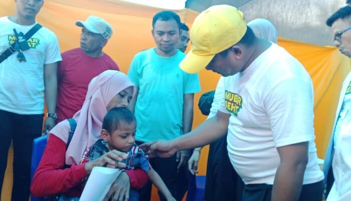 Bupati La Ode Darwin Launching Muna Barat Sehat, Cek Kesehatan Gratis dan Pelayanan Dokter Keliling