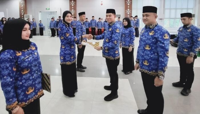 Bupati Irham Kalenggo Serahkan SK Ratusan ASN dan PPPK di Konsel