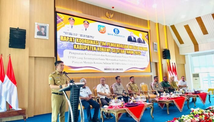 Pemda Konsel Perkuat Sinergitas guna Menekan Inflasi Jelang Idul Adha 2025