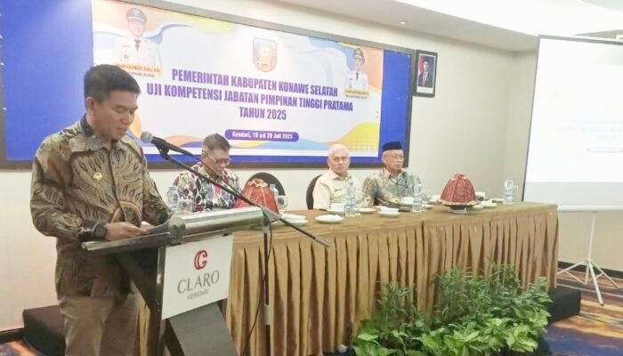 Lahirkan Pejabat Berintegritas, Bupati Irham Kalenggo Buka Uji Kompetensi JPTP