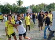 Final Sepak Bola di Kecamatan Kabangka Berakhir Ricuh, Pemain dan Penonton Saling Bogem