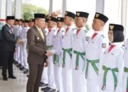Paskibraka Konawe Selatan Dikukuhkan, Siap Kibarkan Sang Saka Merah Putih