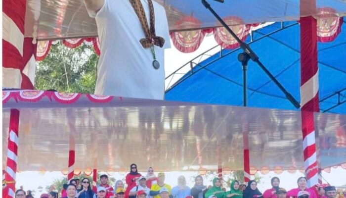 Bupati Irham Kalenggo Terpukau Buka Porseni di Tinanggea, Masyarakat Sajikan Pawai Teramai