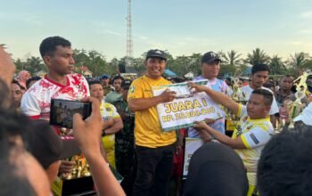 Final KONI Muna Barat Cup I, PS Tampo Tumbangkan Galaxi FC dengan Skor Tipis 2-1