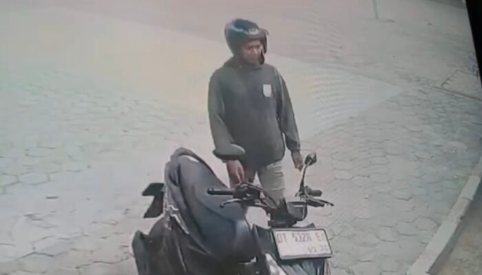 Aksi Pencurian Motor di SDN 51 Kendari, Pelaku Terekam CCTV