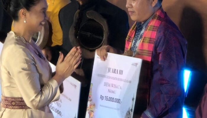 Desa Wisata Namu Sabet Peringkat 3 Nasional di Ajang Wonderful Indonesia Award 2025