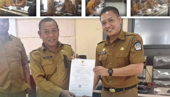 Plt Sekwan Kendari Serahkan SK P3K Paruh Waktu, Tingkatkan Kualitas Pelayanan Publik