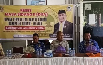 Ketua DPRD Konsel Siap Jembatani Aspirasi Masyarakat saat Reses di Moramo Utara