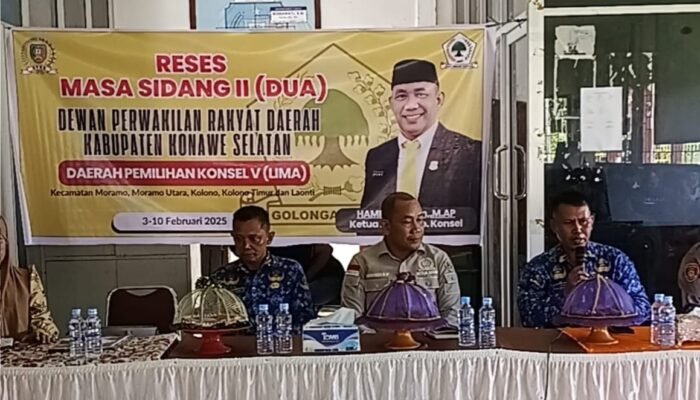 Ketua DPRD Konsel Siap Jembatani Aspirasi Masyarakat saat Reses di Moramo Utara