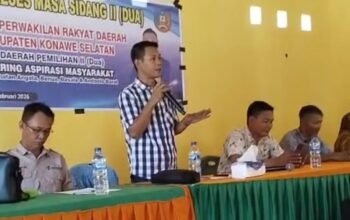 Reses di Landabaro, Ketua Komisi II DPRD Konsel Ramlan : Dorong Bantuan Pertanian, Ternak dan Infrastruktur