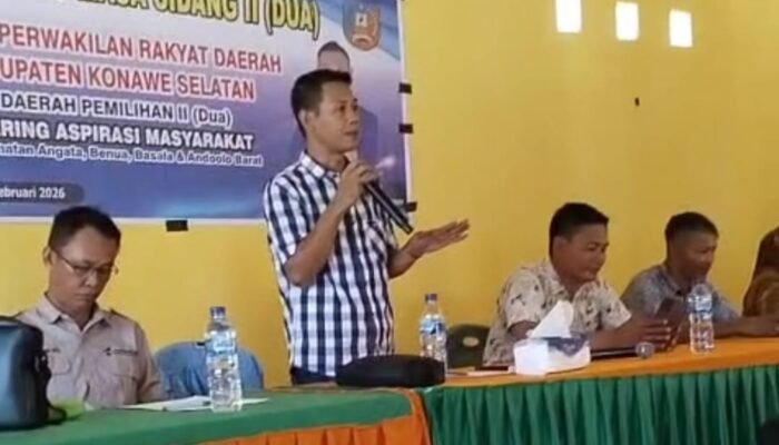 Reses di Landabaro, Ketua Komisi II DPRD Konsel Ramlan : Dorong Bantuan Pertanian, Ternak dan Infrastruktur