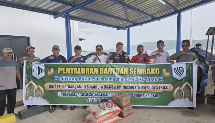 PT GMS dan CV NDJ Salurkan 85 Ton Beras serta 4.200 Paket Minyak Goreng untuk Masyarakat 19 Desa di Laonti