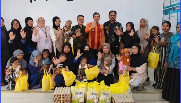 Salurkan Bantuan Risiko Stunting, Bukti Komitmen Sekwan Kota Kendari untuk Masa Depan Anak