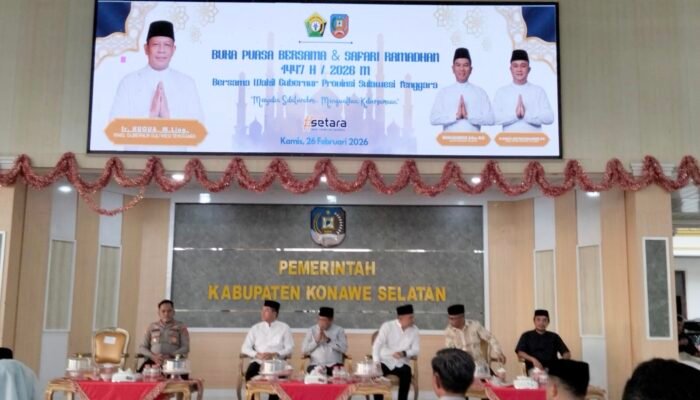 Wagub Hugua Safari Ramadan di Konawe Selatan