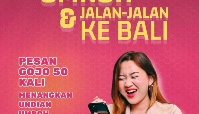 50 Kali Pesan Gojo, Hadiah Umrah dan Liburan ke Bali Menanti