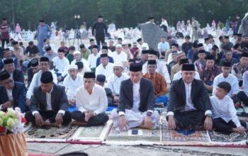 Pemkab Konsel Gelar Salat Idulfitri 1447 H di Pelataran Kantor Bupati