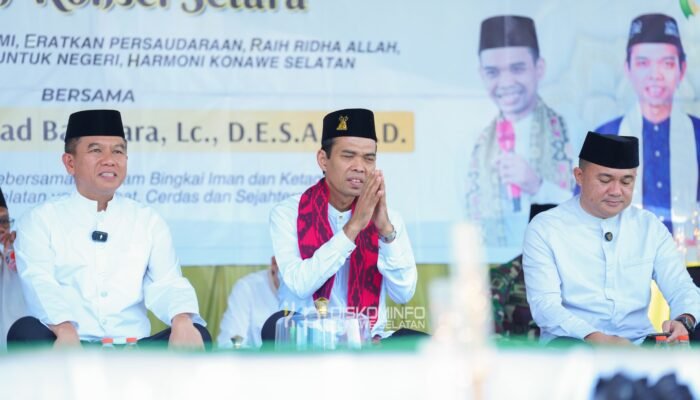Ustad Abdul Somad Berikan Tausiyah di Acara Halalbihalal Berkah Konsel Setara