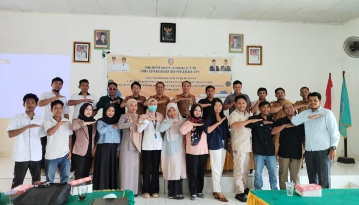 Mudahkan Akses Layanan Adminduk dan Pencatatan Sipil Bagi Masyarakat, Dukcapil Konsel Gelar Pelatihan SIMCARD