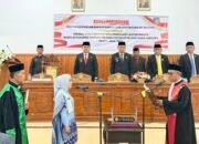 Hj Yuli Yati Resmi Dilantik Wakil Ketua I DPRD Konsel PAW dari Ronald Rante Alang