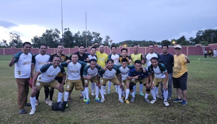 Dinkes FC Melaju ke Perempat Final Usai Taklukan Setwan FC Lewat Drama Adu Pinalti