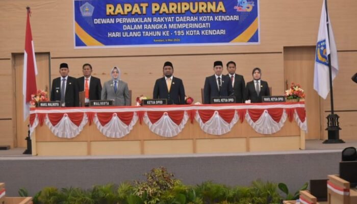 DPRD Kota Kendari Gelar Paripurna HUT ke-195 Kota Kendari, Semangat Sinergi Pembangunan Berkelanjutan