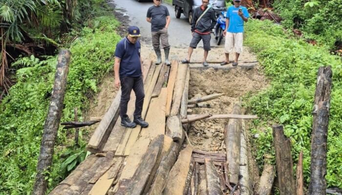 Gerak Cepat Dinas PU Konawe Selatan Atasi Jembatan Ambruk, Mutakhir Hidayat : Anggaran Siap Tahun Ini Dibangun Permanen