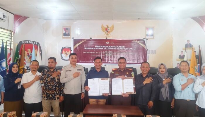 Dorong Mitigasi Penyelenggaraan Pemilu, KPU dan Kejaksaan Konawe Selatan Teken MoU