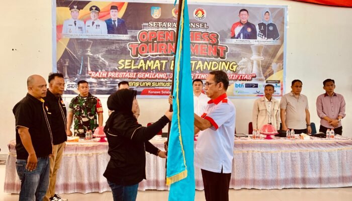 PERCASI Gelar Turnamen Catur Terbuka Pertama di Konawe Selatan