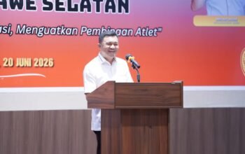 Wabup Wahyu Terpilih Aklamasi Pimpin KONI Konsel, Target Prestasi di Porprov Sultra