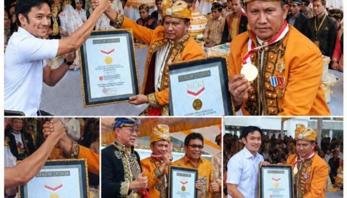 Dulang Muna Mendunia, 1.228 Anyaman Nampan Menyatukan Sejarah Menembus Rekor MURI