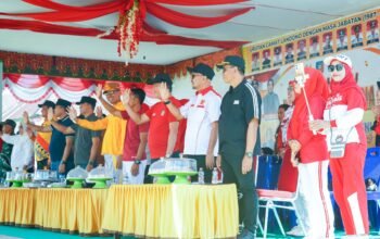 Bupati Irham Buka Porseni HUT RI ke-81 Landono, Kobarkan Semangat Perjuangan