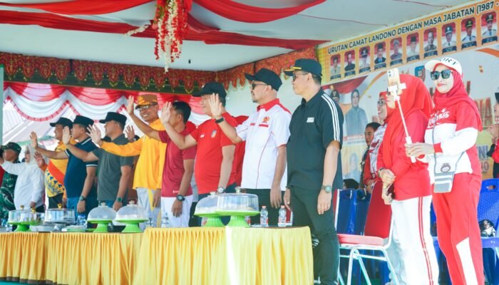 Bupati Irham Buka Porseni HUT RI ke-81 Landono, Kobarkan Semangat Perjuangan