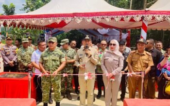 Bupati Konsel Apresiasi Bantuan Jembatan Perintis Garuda dari Kementerian Pertahanan dan TNI AD