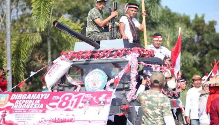 Karnaval HUT RI ke-81 di Konsel Tumbuhkan Semangat Patriotisme ASN